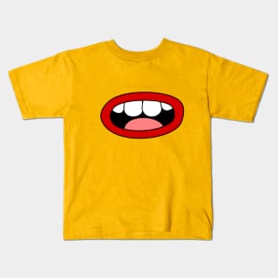 Silly mouth 1 Kids T-Shirt